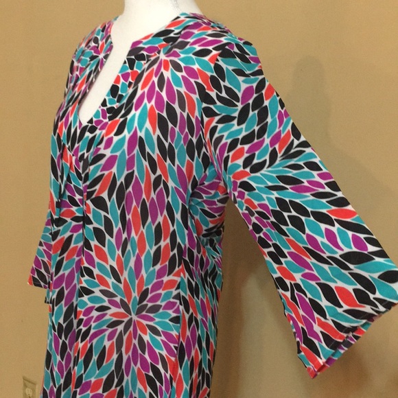 💜🧡ANITA💜🧡MULT/KAIMANA TUNIC/ SWIMSUIT COVER UP - Picture 5 of 16